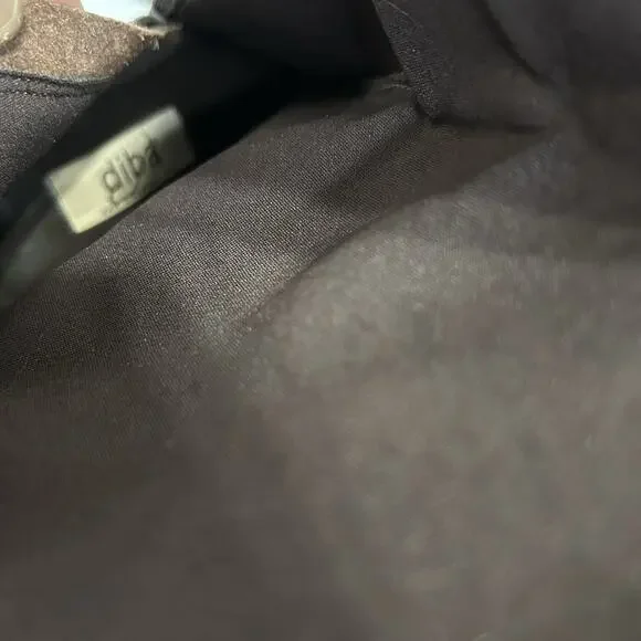 Diba Womens Brown Leather Square Toe Side Zipper Mid-Calf Heeled Boots 8 90s - Picture 7 of 10